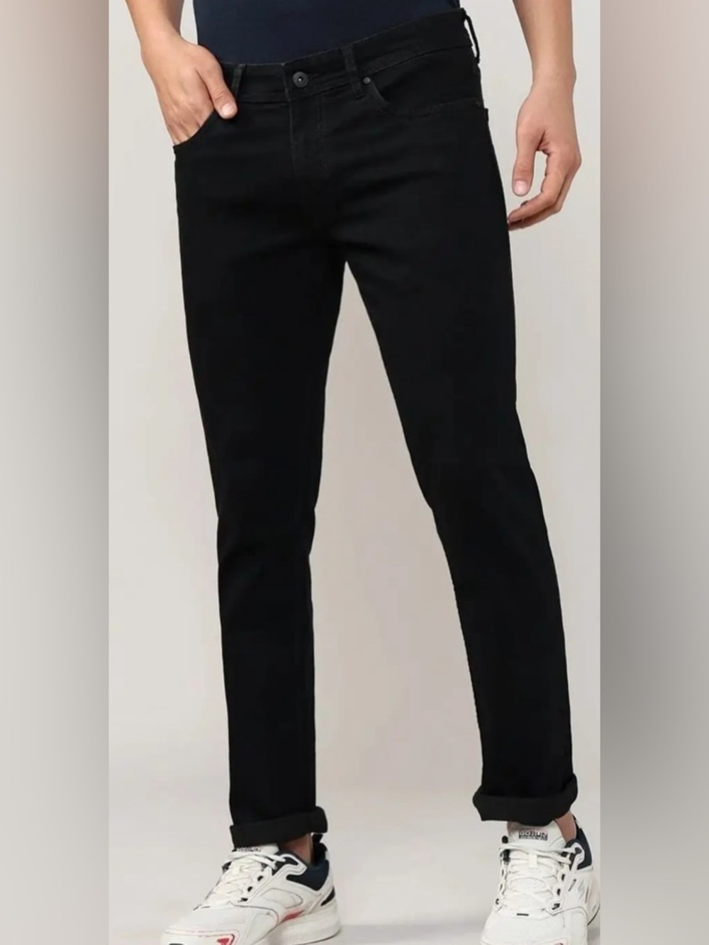 Lee Cooper Originals Men’s Black Mid Slim Fit Jeans Size 30W x 36L